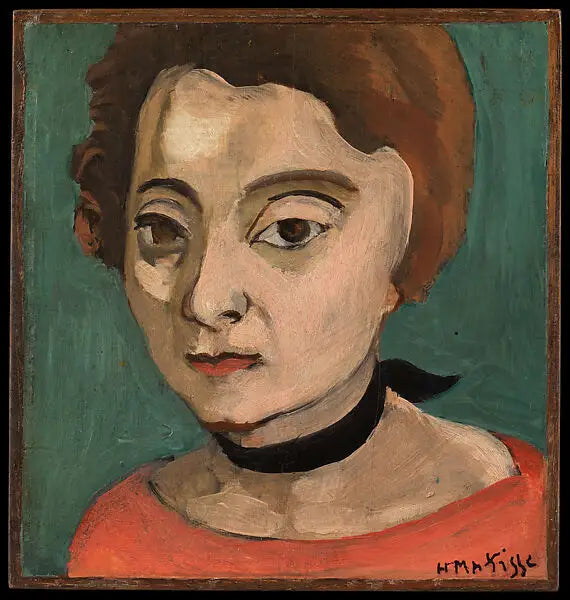 Reproduction du tableau « Marguerite avec ruban de velours noir - Henri Matisse » par Alpha Reproduction en peinture à l’huile