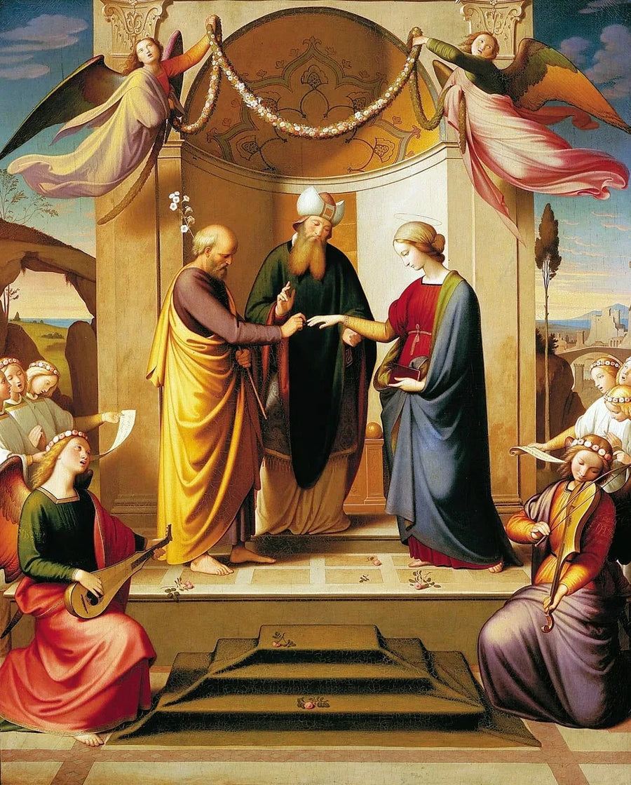 زواج العذراء (سوبوزيجيه). - يوهان فريدريش أوبربيك