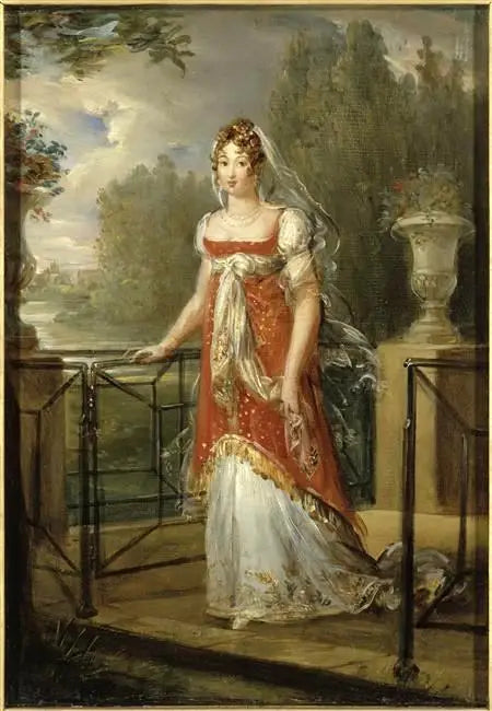 ماريا أنويشيد كولورين بونابرت، ملكة نابولي، في قلعة نويي (1782-1839) - فرانسوا جيرار