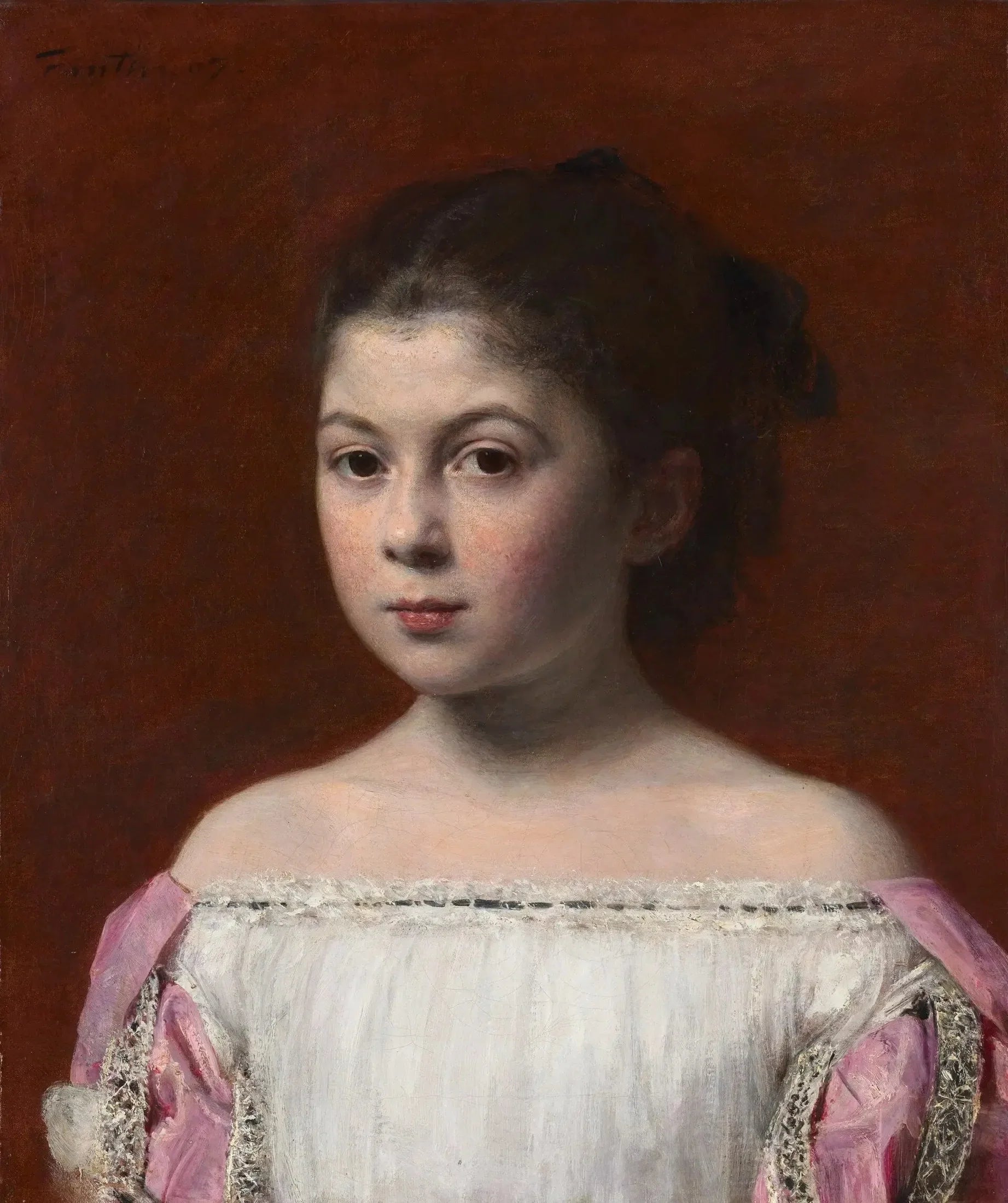 Marie-Yolande de Fitz-James - Henri Fantin-Latour image 1 reproduction d’œuvre d’art à l’huile
