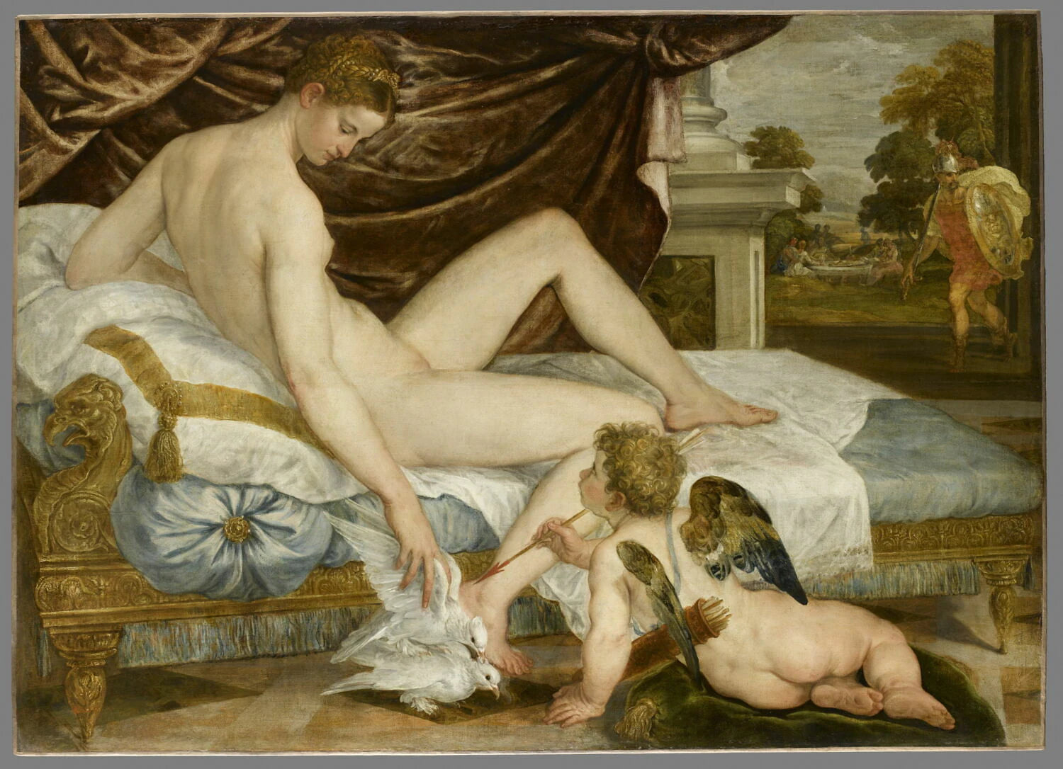 Mars, Vénus et l'Amour - Lambert Sustris