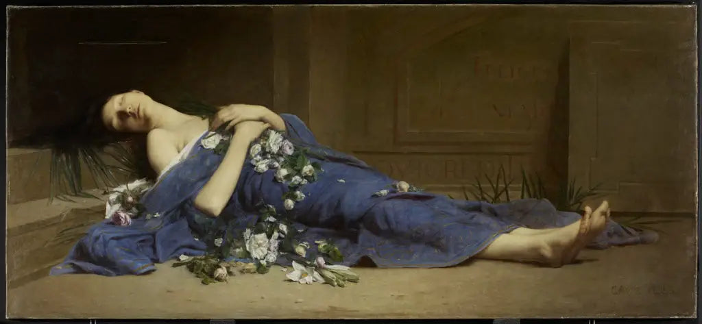 Martyr dans les catacombes - Jules-Cyrille Cavé - Alpha Reproduction