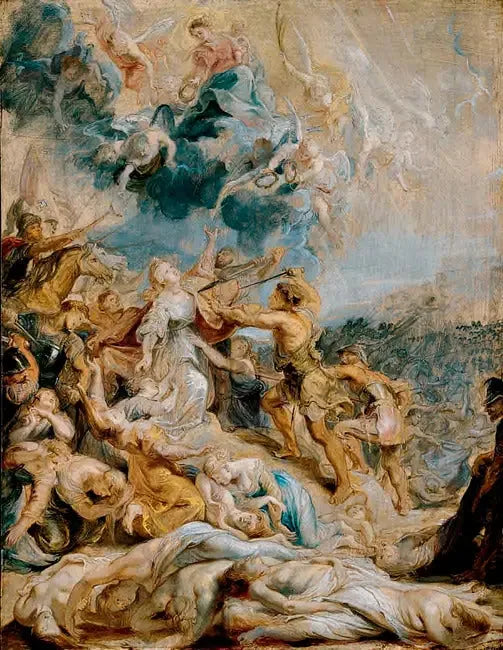 Martyre de sainte Ursule - Peter Paul Rubens image 1 reproduction artisanale de tableau