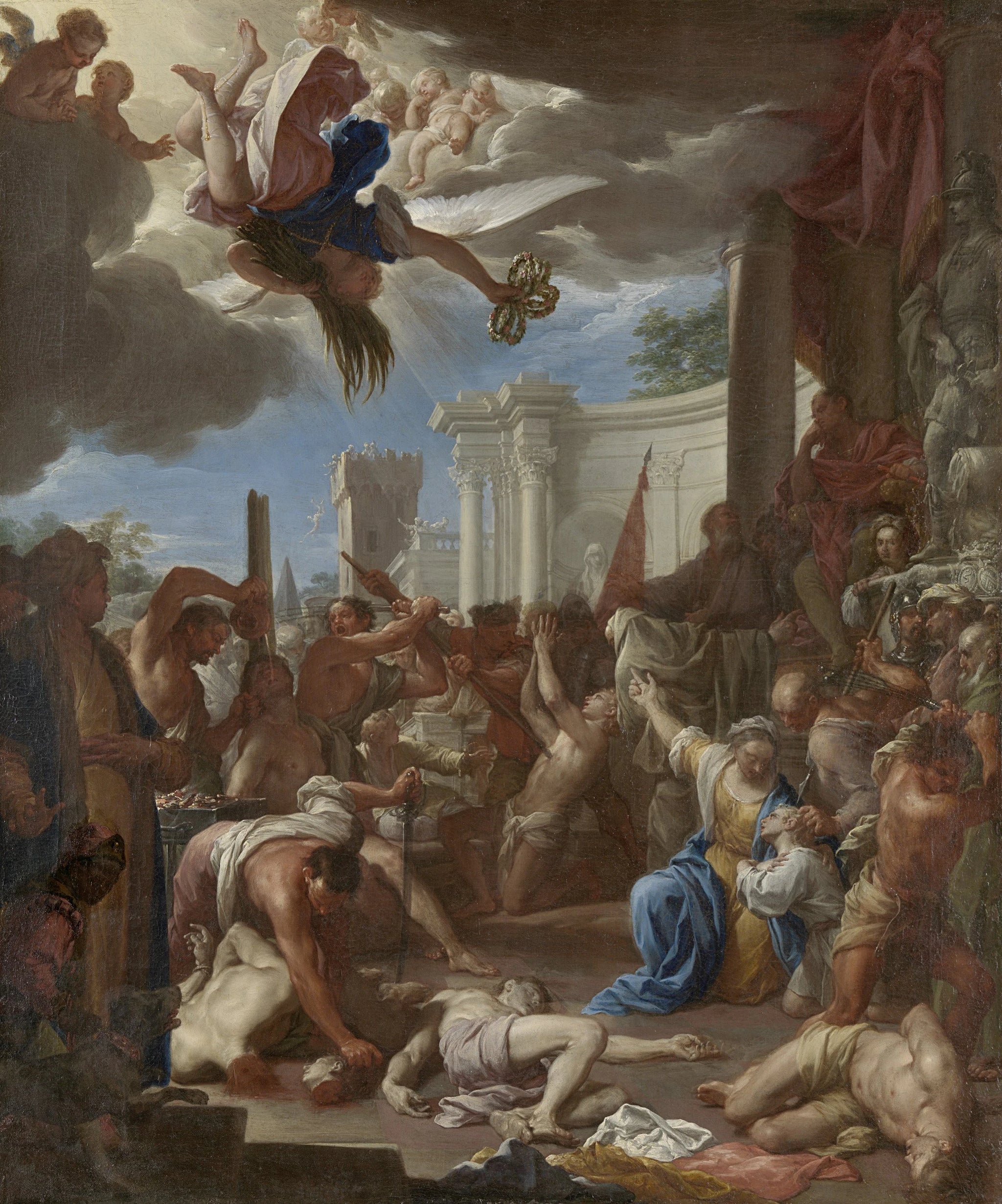 Le martyre des sept frères, fils de Sainte Félicité - Francesco Trevisani