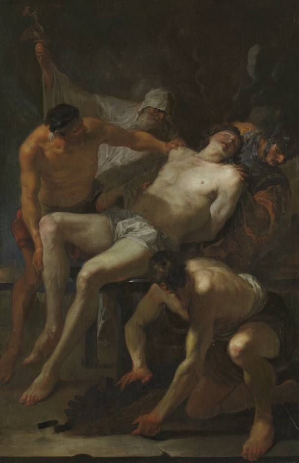 Martyrium des hl. Laurentius - Johann Heinrich Schönfeld