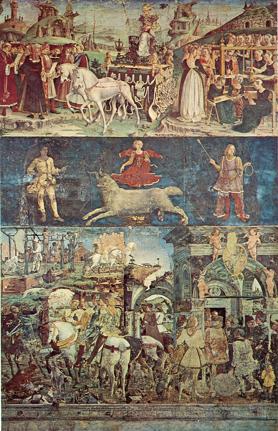 Le Mois de Mars, palais Schifanoia - Francesco del Cossa