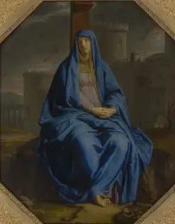Mater dolorosa عند قدم الصليب - فيليب دي شامبين