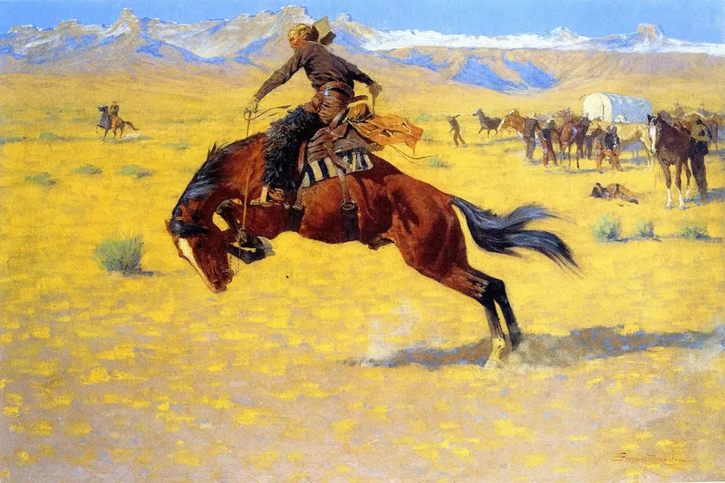 صباح بارد على الشاطئ - فريدريك ريمينغتون