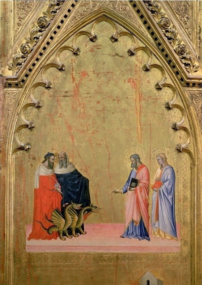 Matthew Quelling Dragon - Andrea Orcagna - Alpha Reproduction