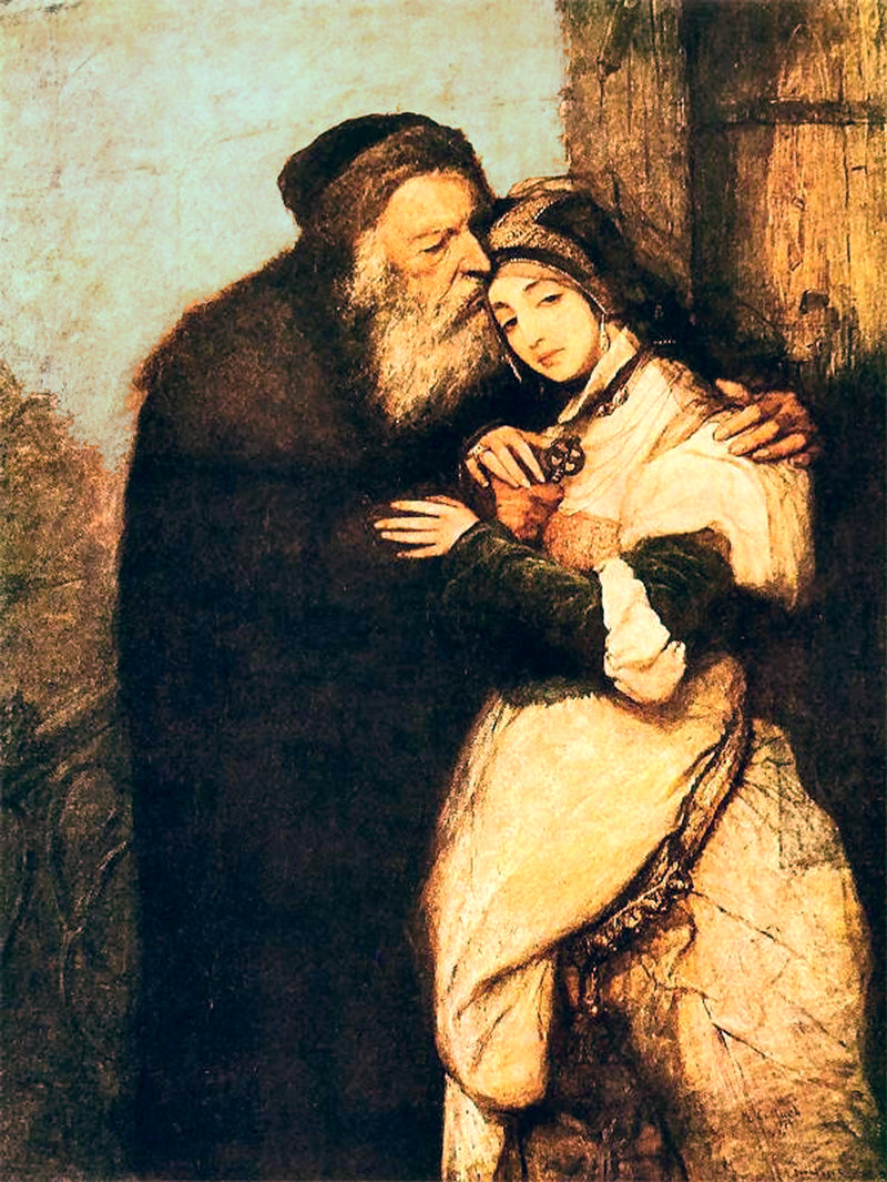 Shylock et Jessica - Maurycy Gottlieb