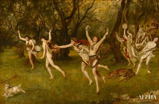 Ménades - John Collier Reproductions de tableaux à la peinture à l’huile