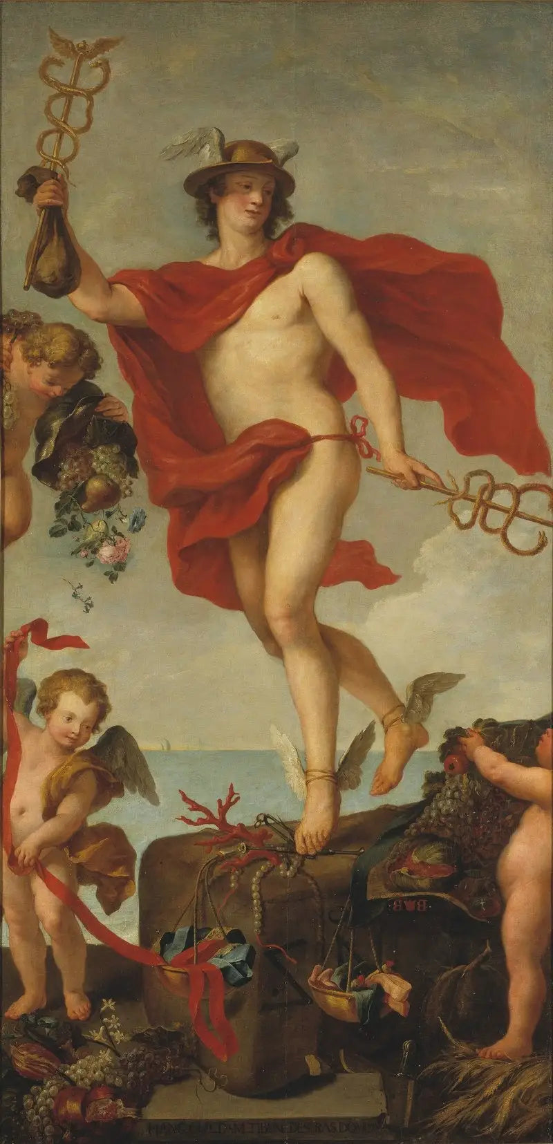Mercure au départ d’Anvers. Fragment d’un tableau plus grand. - Peter Paul Rubens - Alpha Reproduction