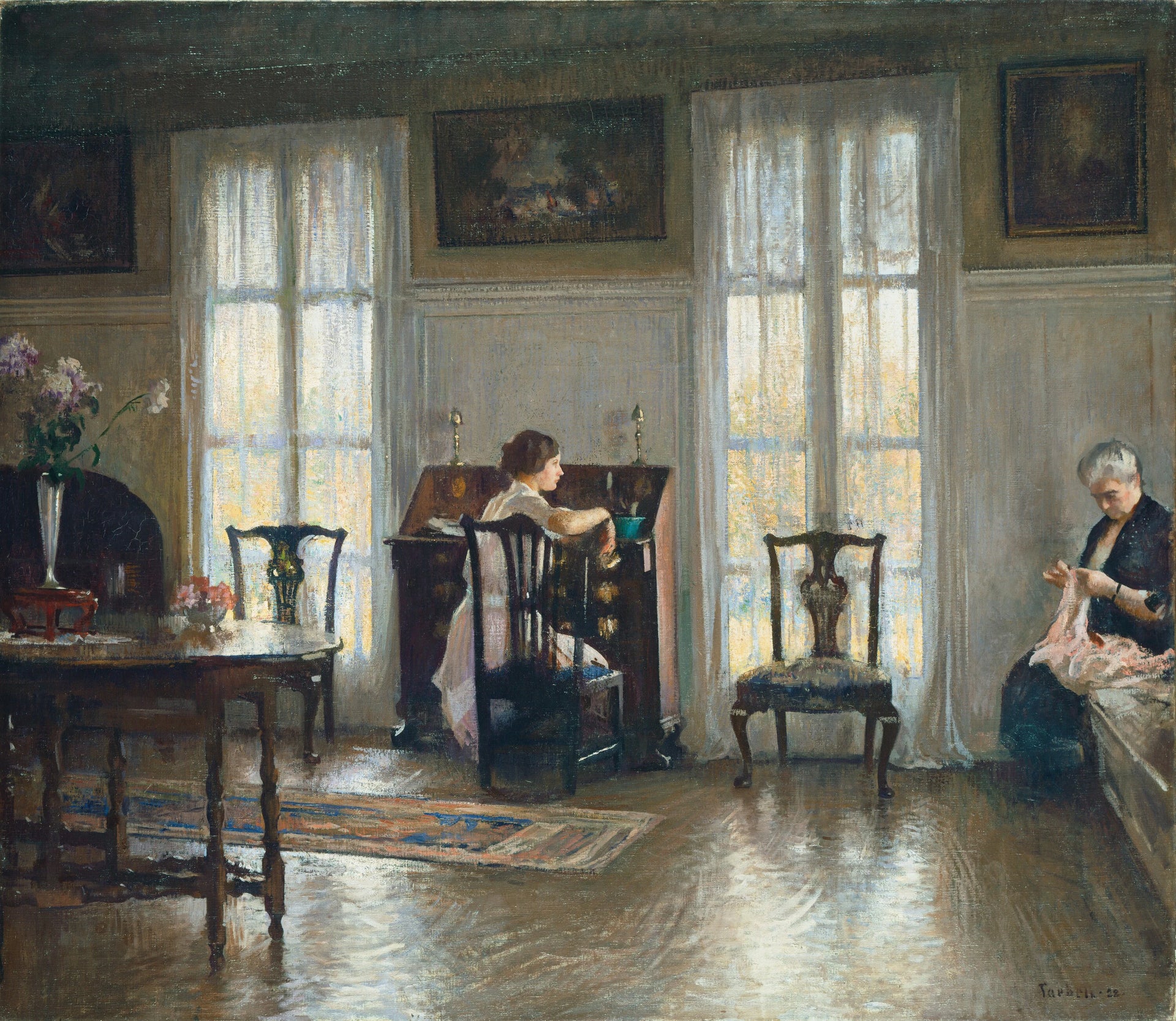 Mère et Marie - Edmund Charles Tarbell