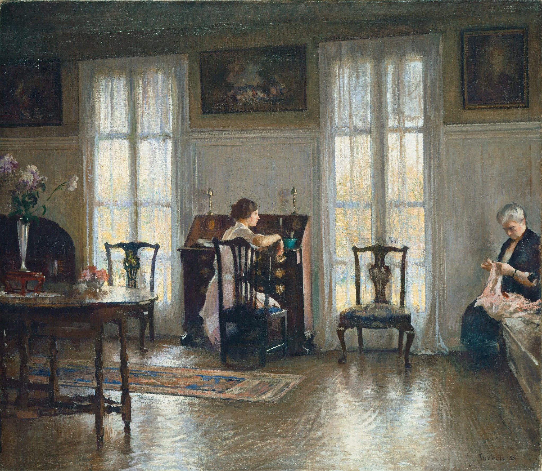 Mère et Marie - Edmund Charles Tarbell