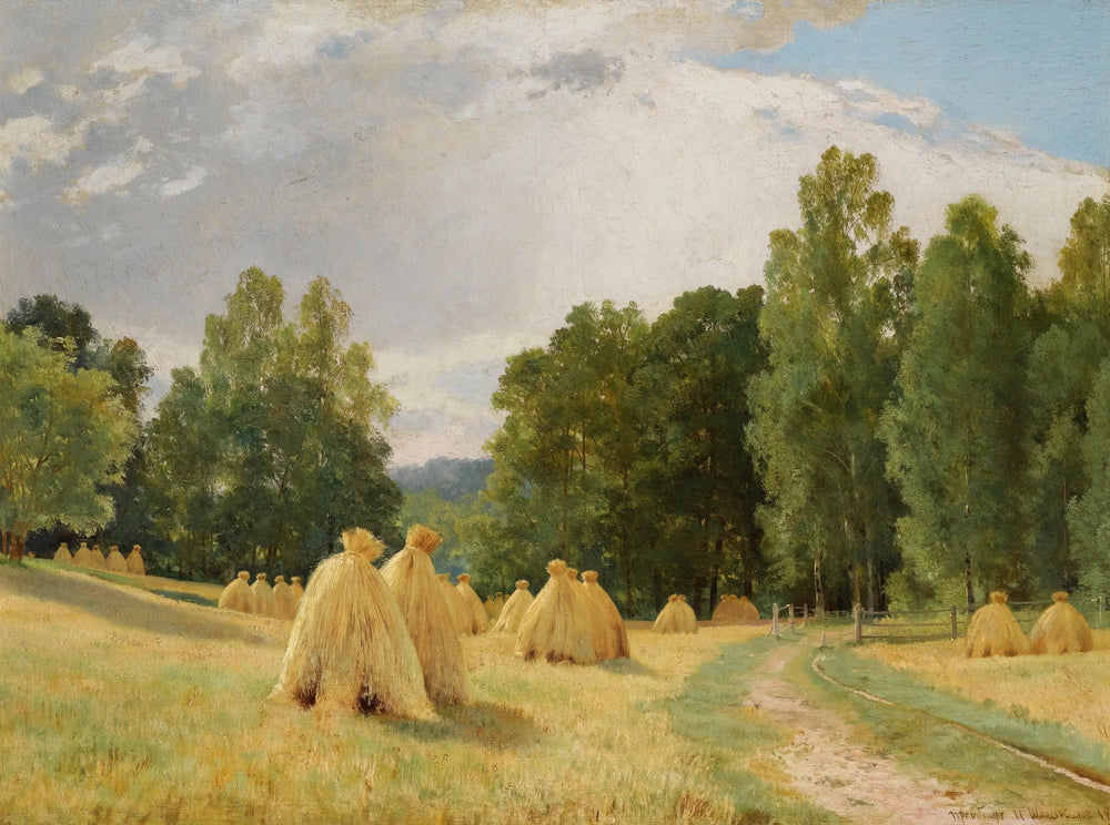 Meules de foin. Preobrazhenskoe - Ivan Chichkine - Alpha Reproduction