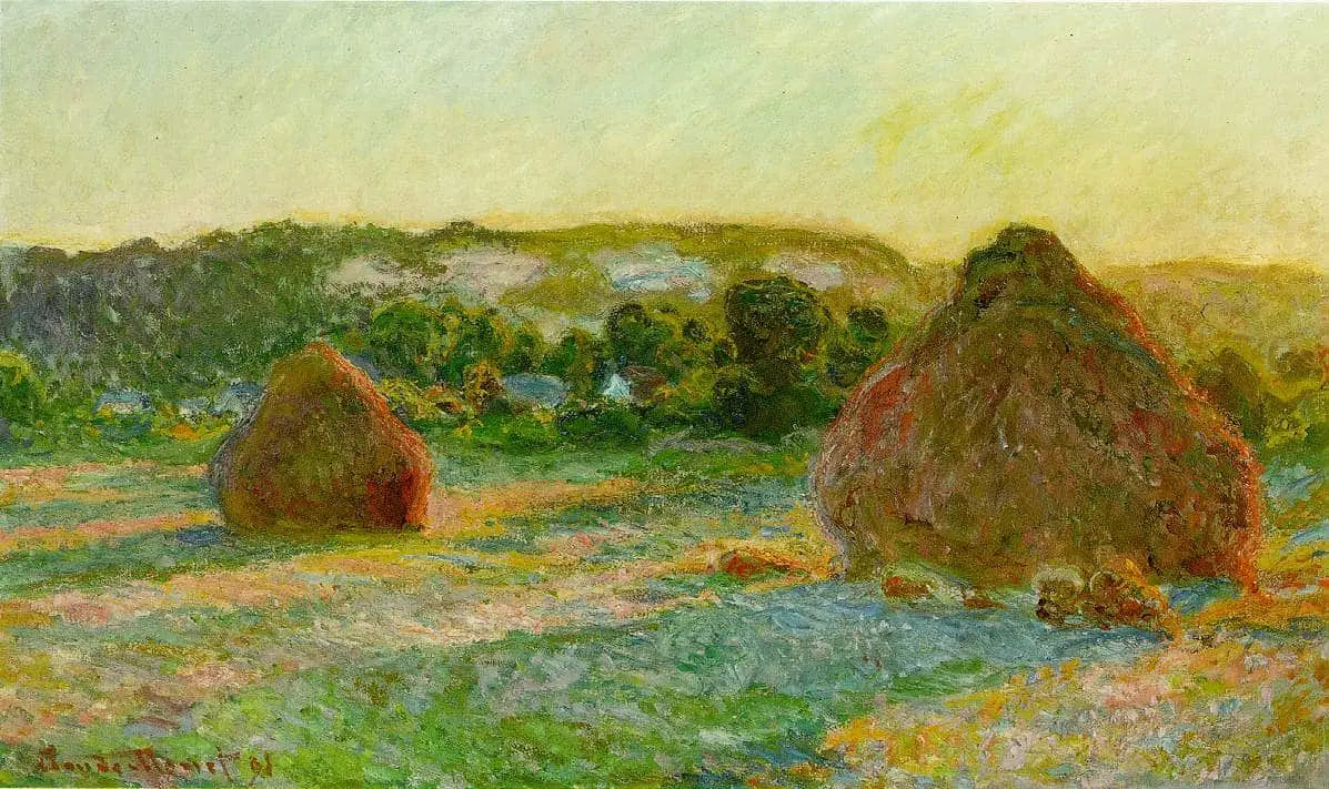 Meules fin de l’été - Claude Monet - Alpha Reproduction