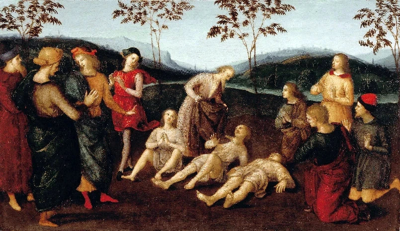 معجزة يوسابيوس كريمونا، حوالي 1502-1503 - Raphaël