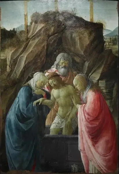 Mise au tombeau - Filippino Lippi image 1 reproduction artisanale de tableau