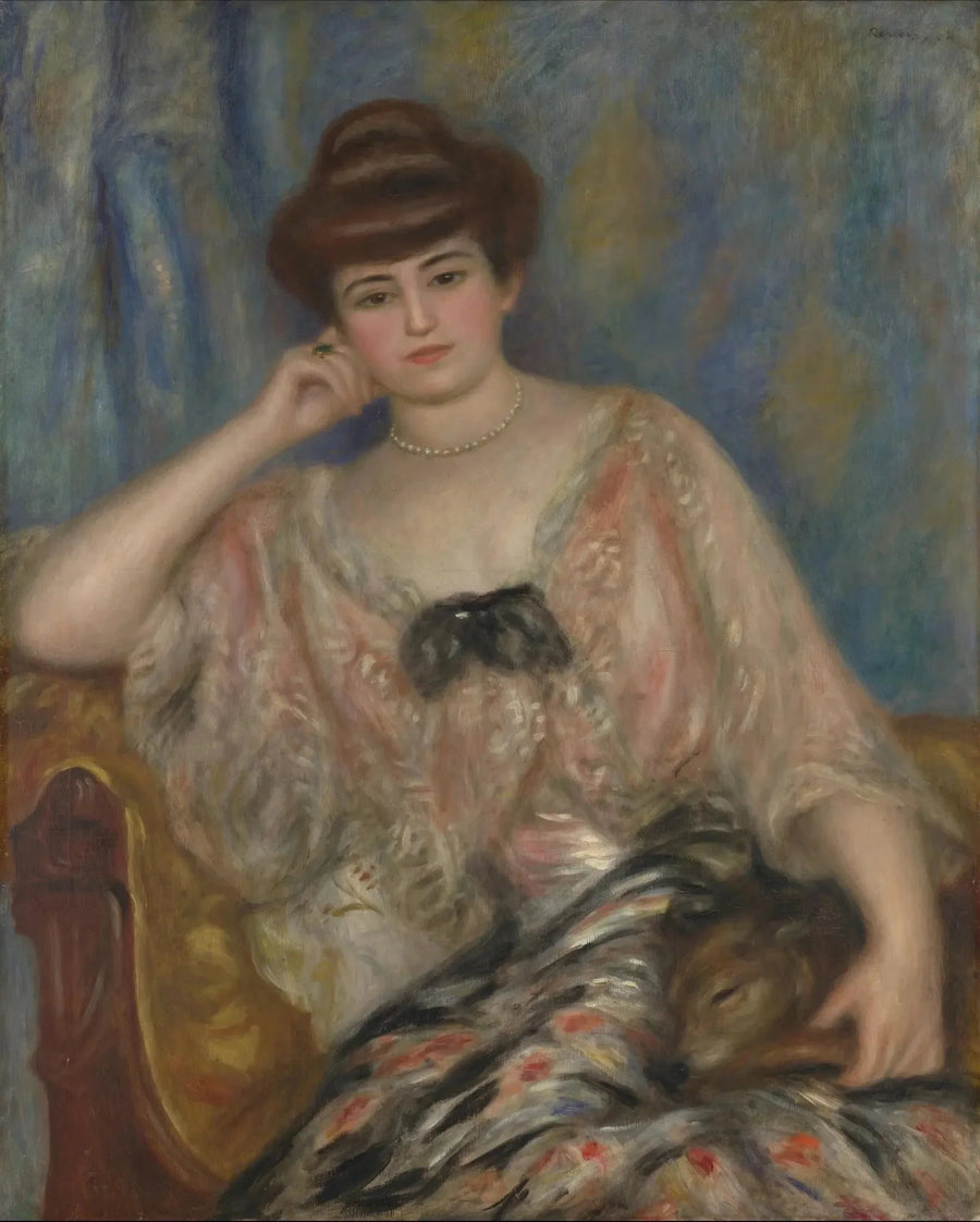 Misia Sert, 1904, Renoir, National Gallery de Londres – reproduction peinture à l’huile