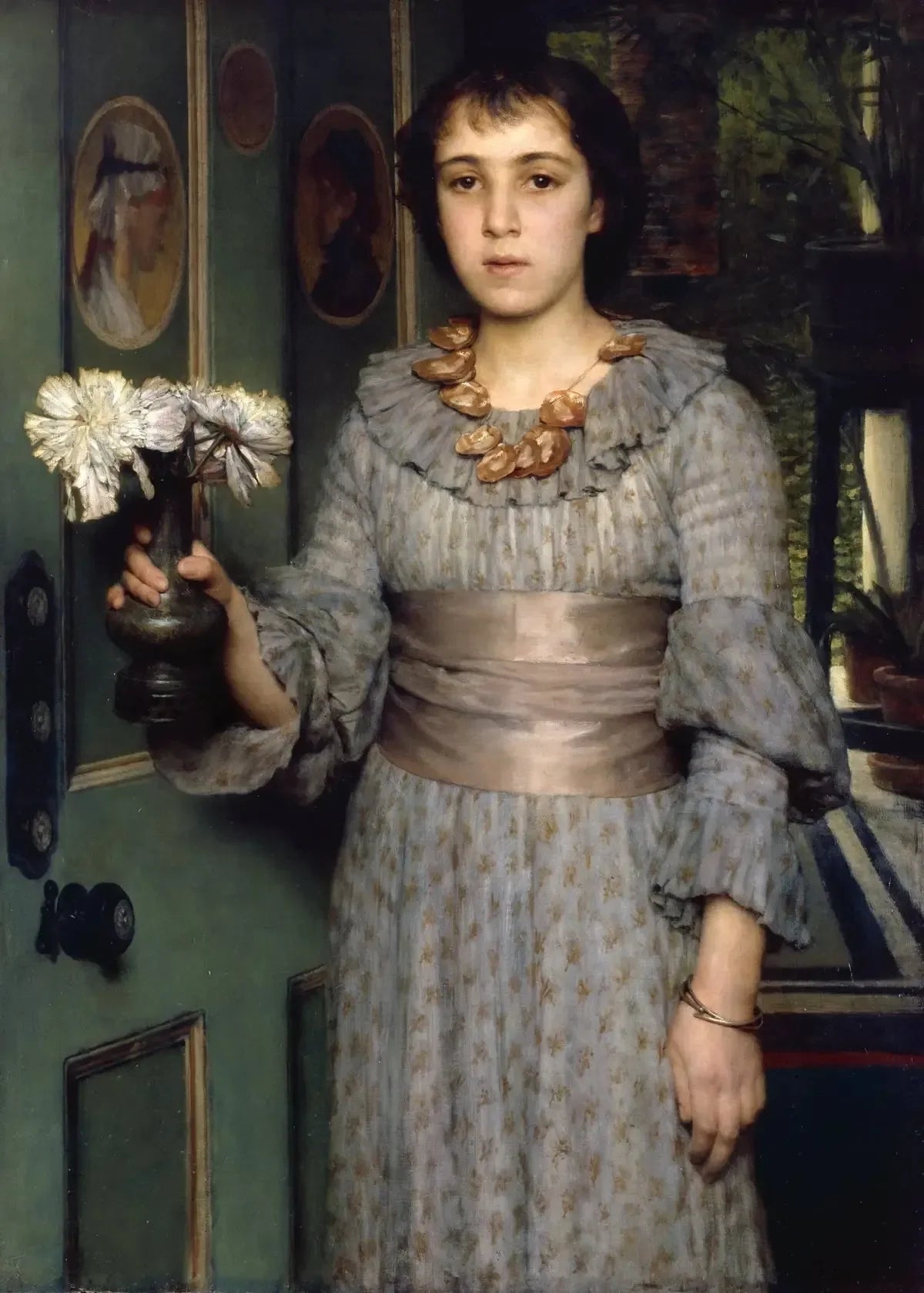 Mlle Anna Alma-Tadema - Lawrence Alma-Tadema image 1 reproduction d’œuvre d’art à l’huile