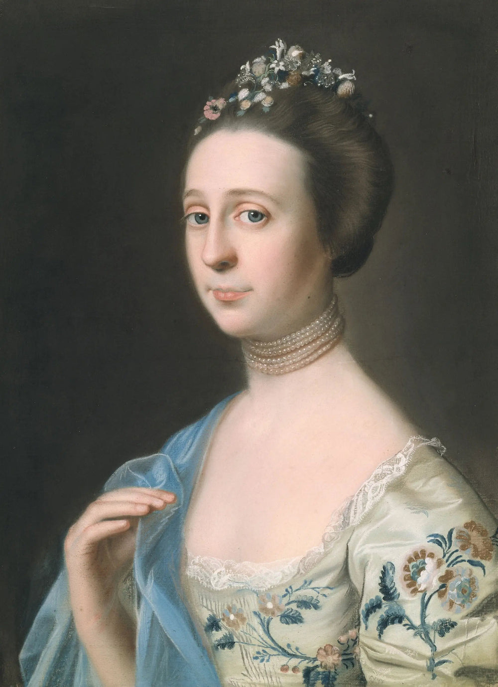 Mme Henry Hill (Anna Barrett) - John Singleton Copley - Alpha Reproduction