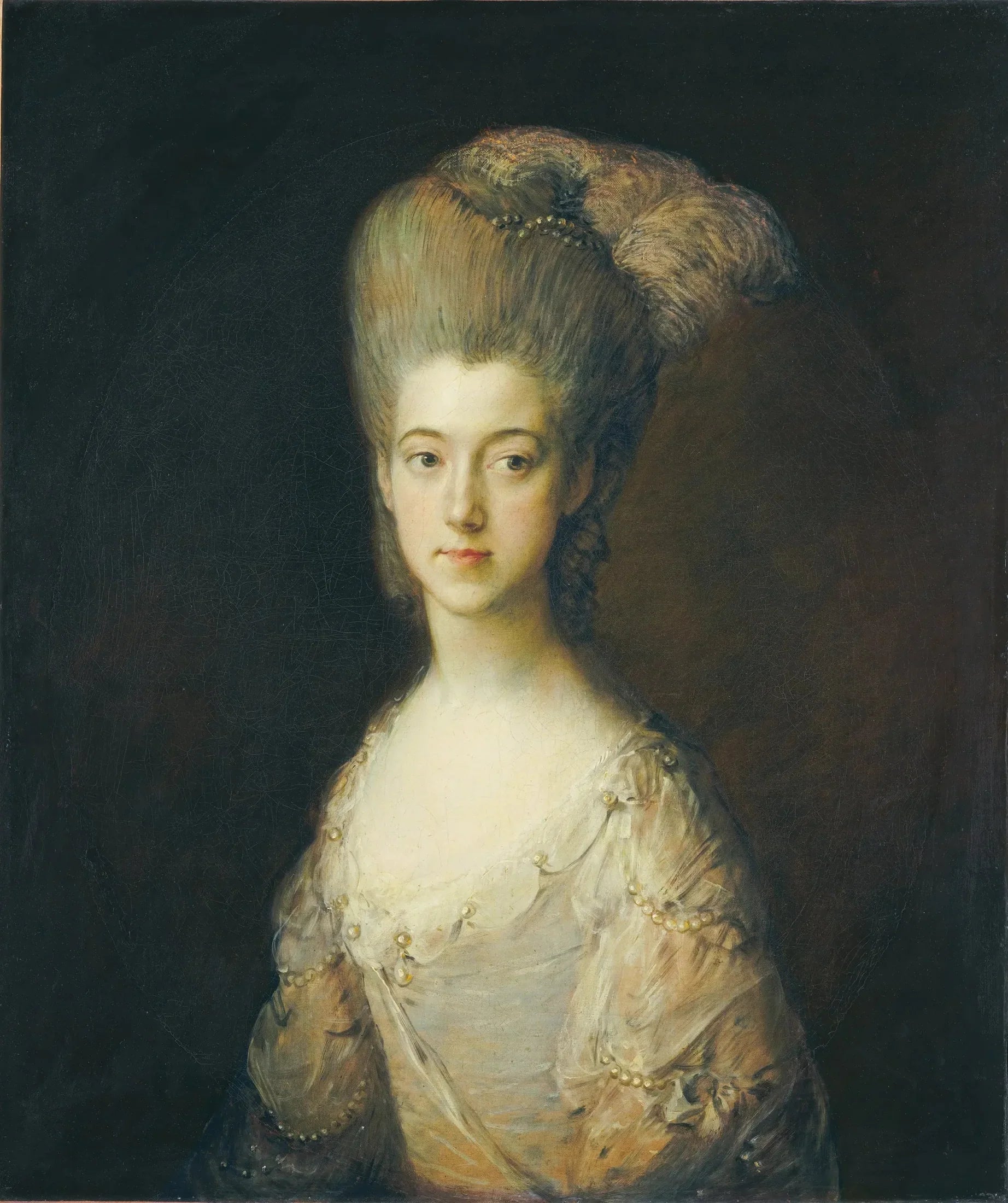 Mme Paul Cobb Methuen - Thomas Gainsborough image 1 reproduction d’œuvre d’art à l’huile