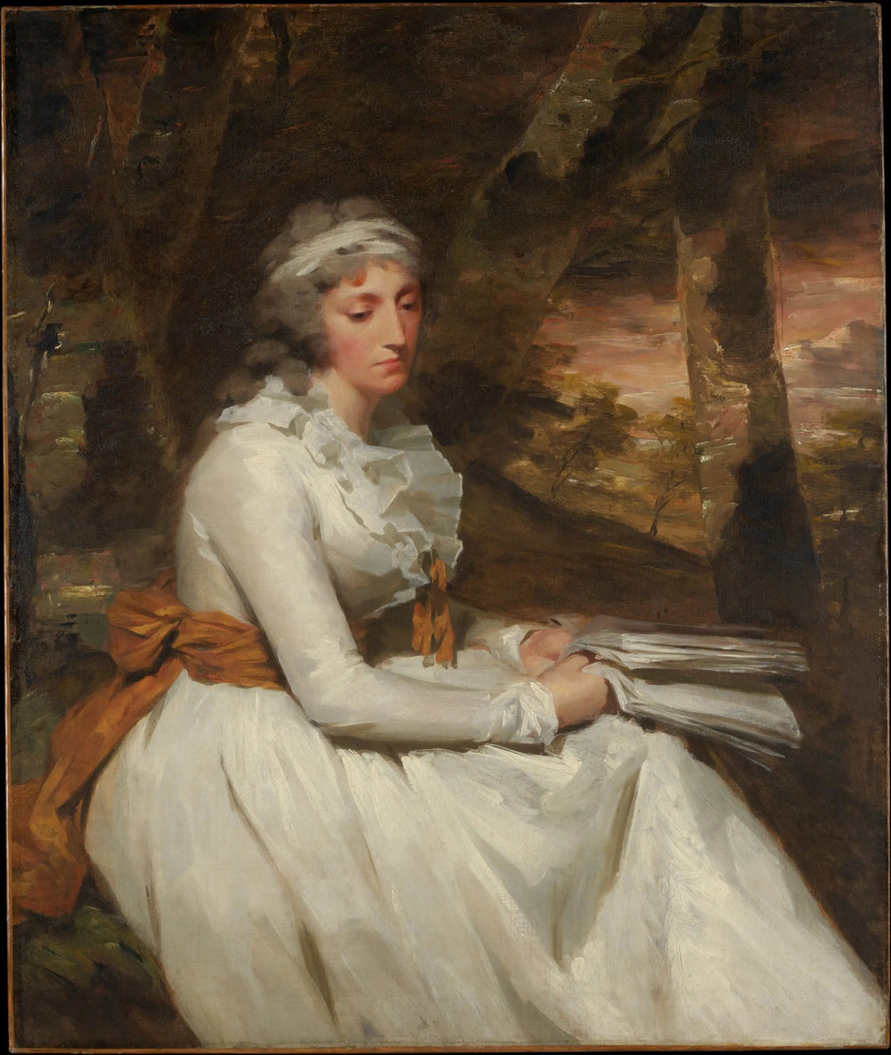 Mme Richard Alexander Oswald (Louisa Johnston, ?née vers 1760, décédée en 1797) - Henry Raeburn image 1 reproduction de peinture à l’huile