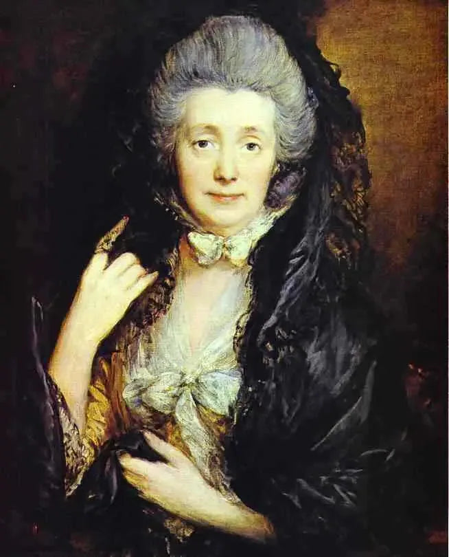 Mme Thomas Gainsborough, née Margaret Burr - Thomas Gainsborough image 1 copie peinte à la main à l’huile