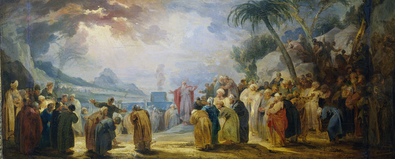 Moïse choisit les soixante-dix anciens - Jacob de Wit
