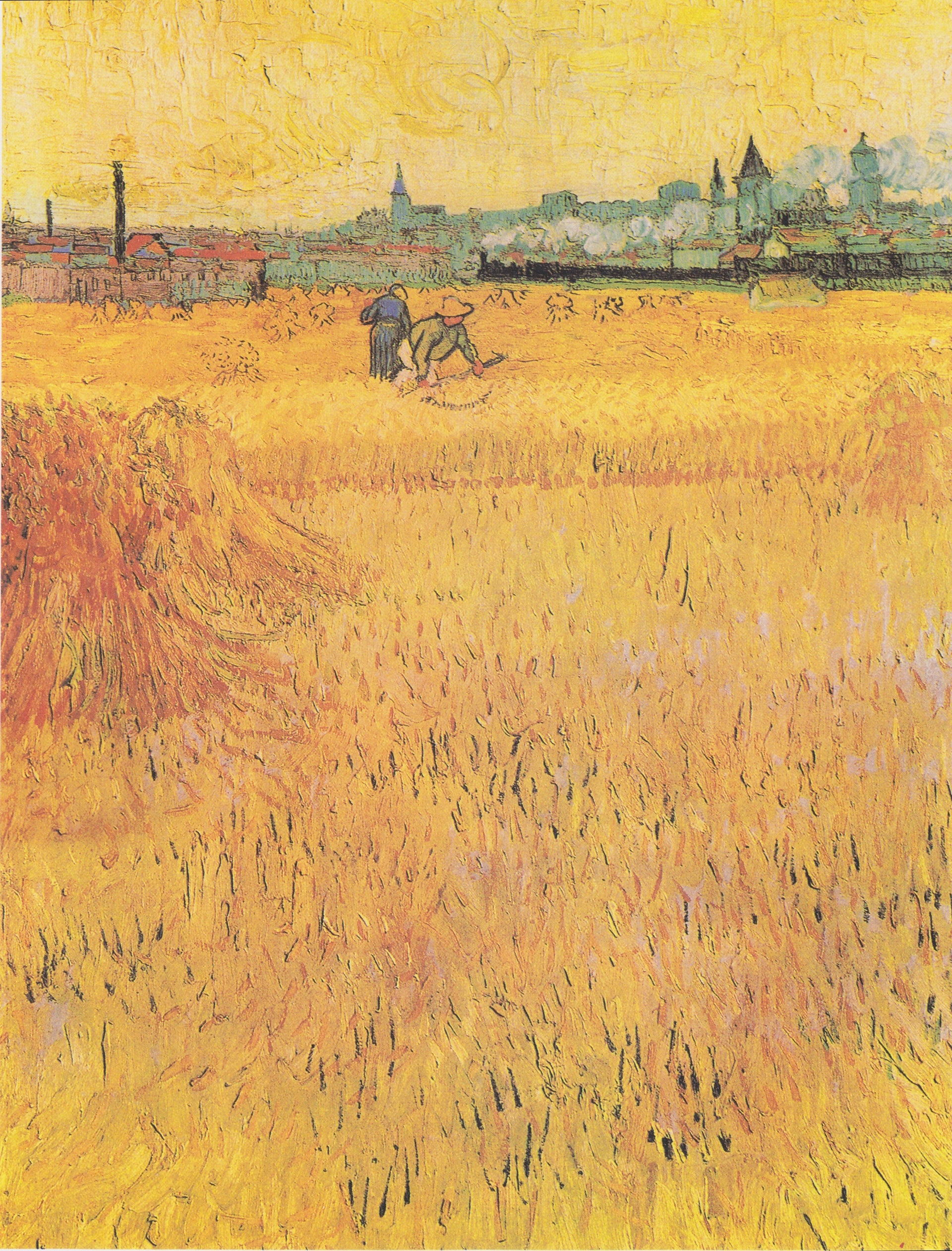 Les Moissonneurs F545 de Vincent van Gogh, Musée Rodin à Paris