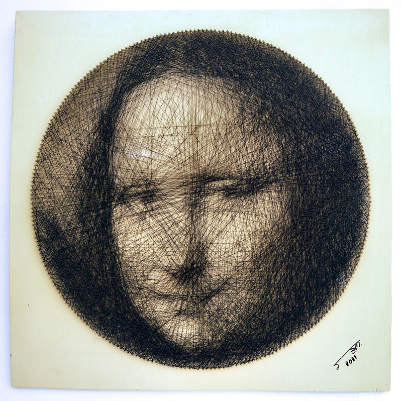 فن خيوط موناليزا | 60 × 60 سم