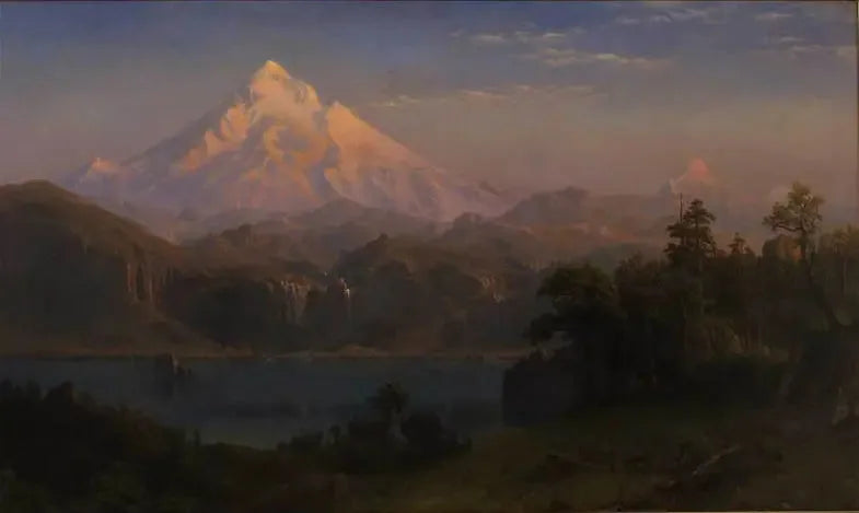Mont Hood - Albert Bierstadt image 1 tableau peint à l’huile sur toile