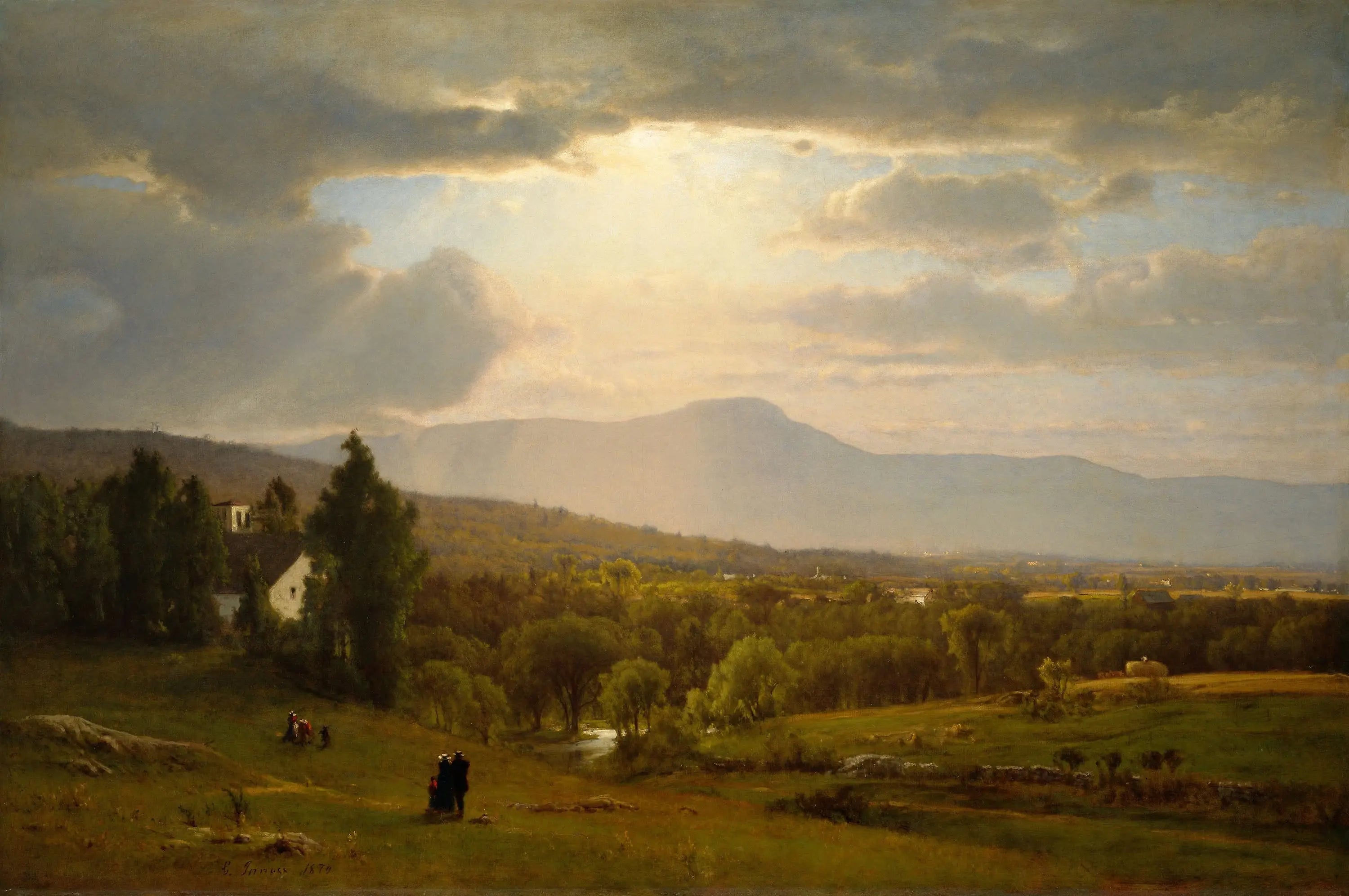 Montagnes Catskill - George Inness - Alpha Reproduction