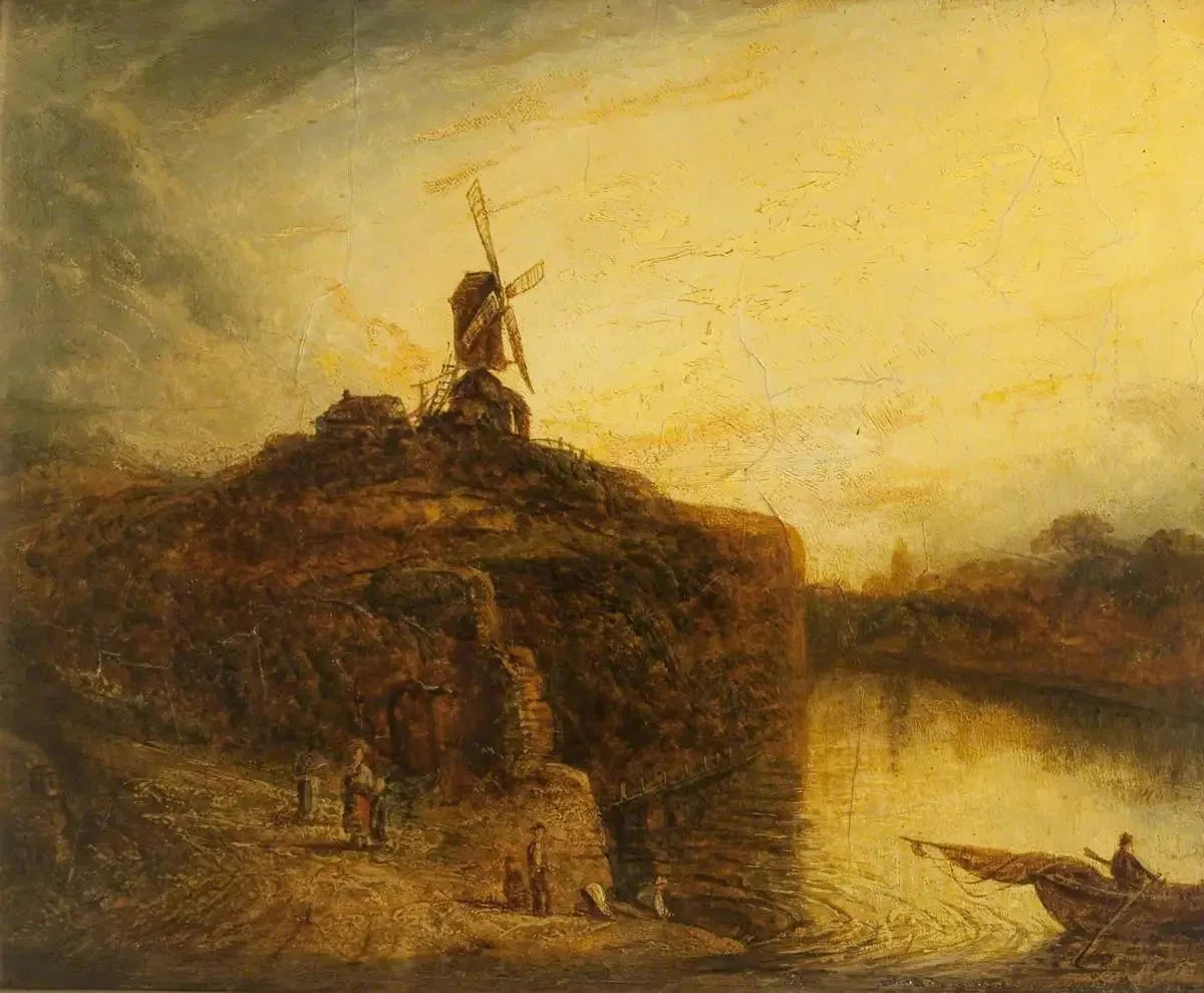 Moulin au-dessus d’une rivière — copie du XIXe siècle d’après Rembrandt, The Whitaker