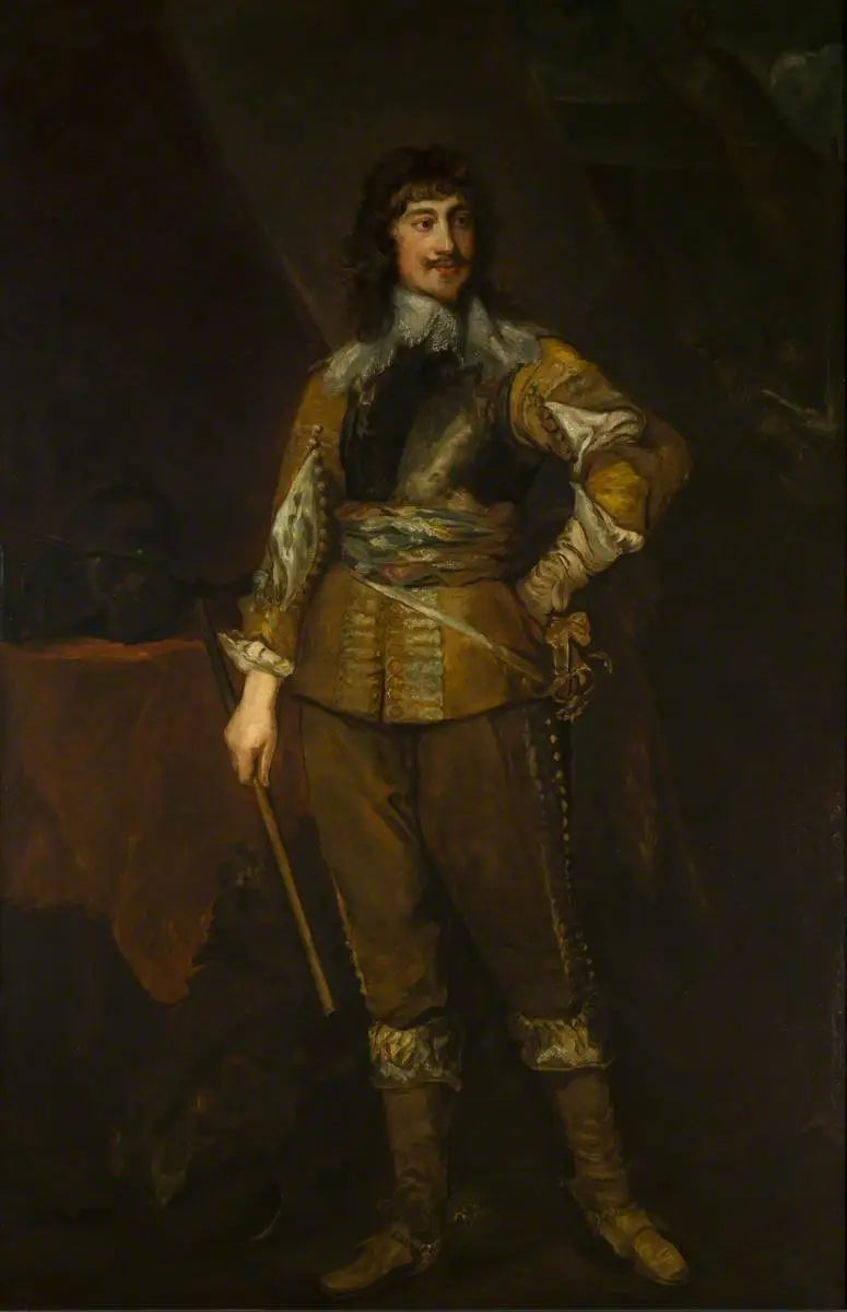 Mountjoy Blount (1597–1666), 1er comte de Newport - Antoine van Dyck image 1 copie de tableau peinte à la main