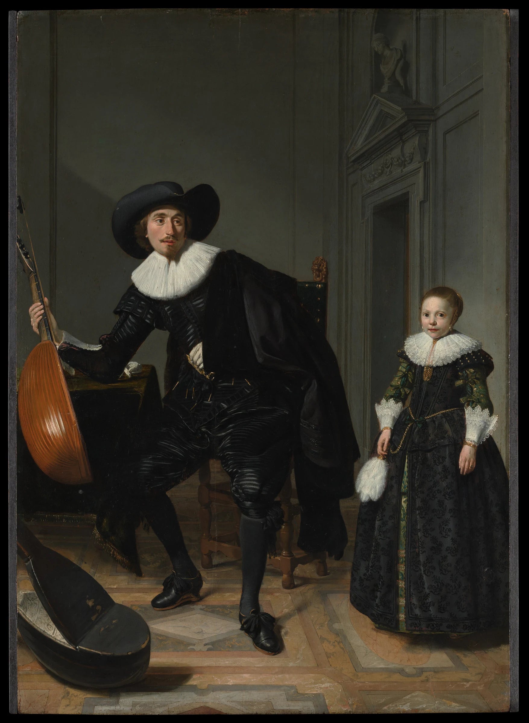 Un musicien et sa fille - Thomas de Keyser