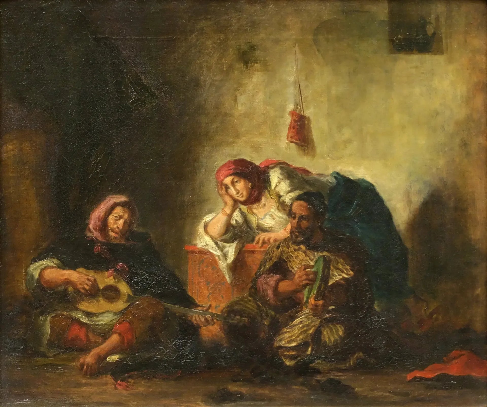 Musiciens juifs de Mogador - Eugène Delacroix image 1 reproduction réalisée par Alpha Reproduction