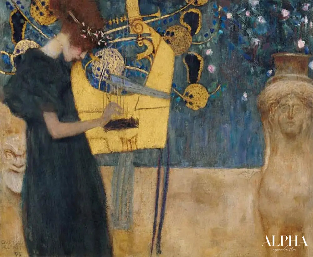 Musique - Gustav Klimt - Reproductions de tableaux et peintures haut de gamme