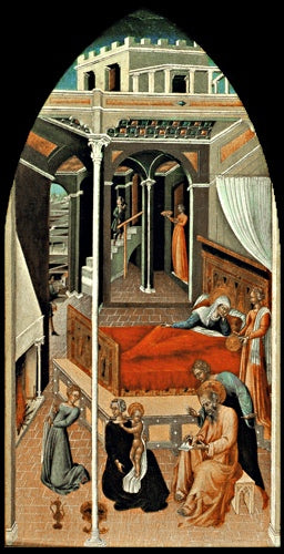 Naissance de saint Jean-Baptiste - Giovanni di Paolo - Alpha Reproduction
