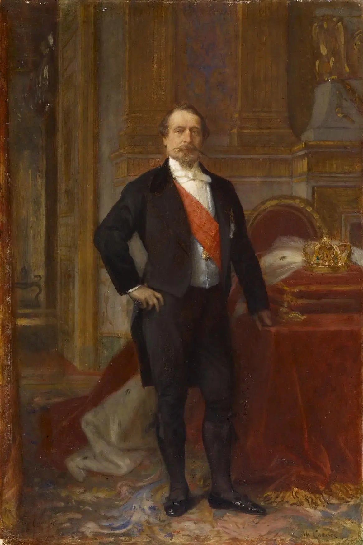 Napoléon III - Alexandre Cabanel image 1 copie de tableau peinte à la main