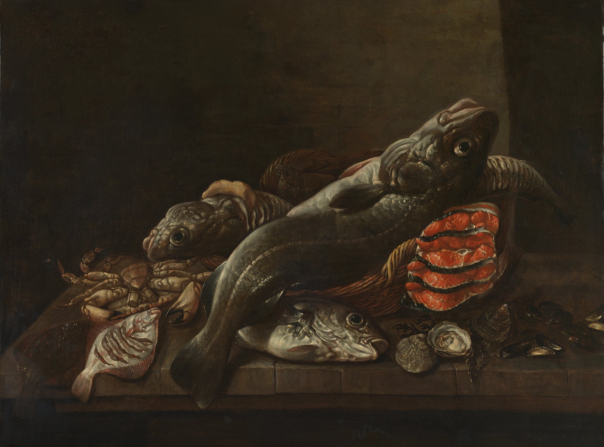 Nature morte au poisson - Isaac van Duynen