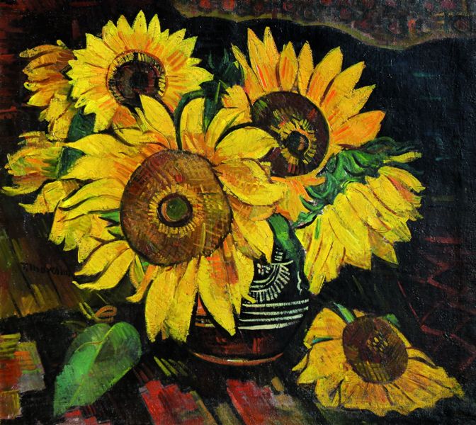 Nature morte au tournesol – Tasso Marchini