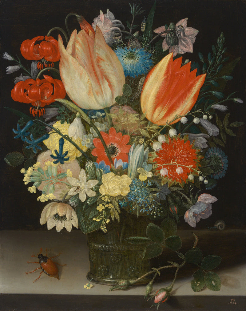 Nature morte aux tulipes - Peter Binoit