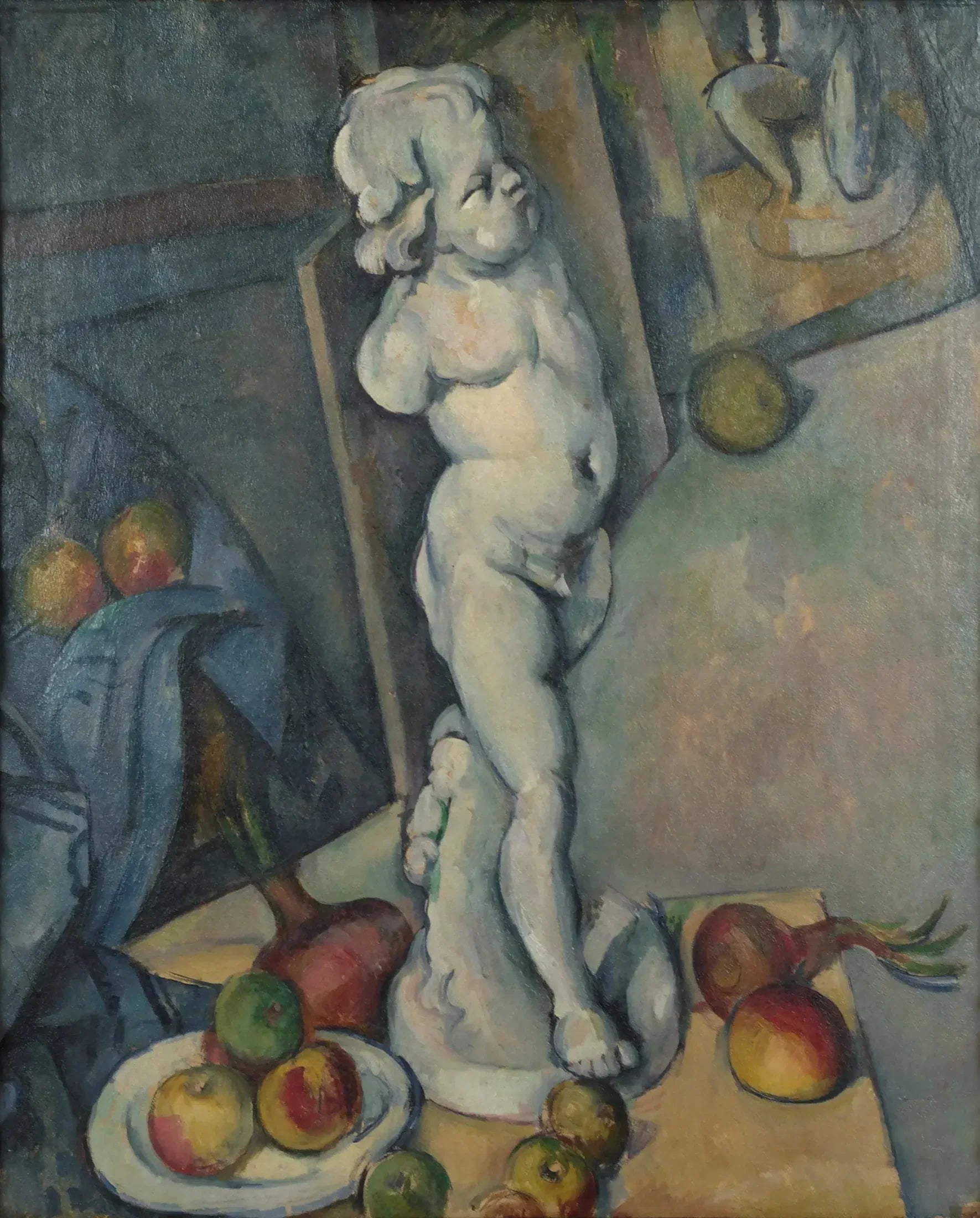 Nature morte avec amour en plâtre - Paul Cézanne image 1 reproduction de peinture à l’huile