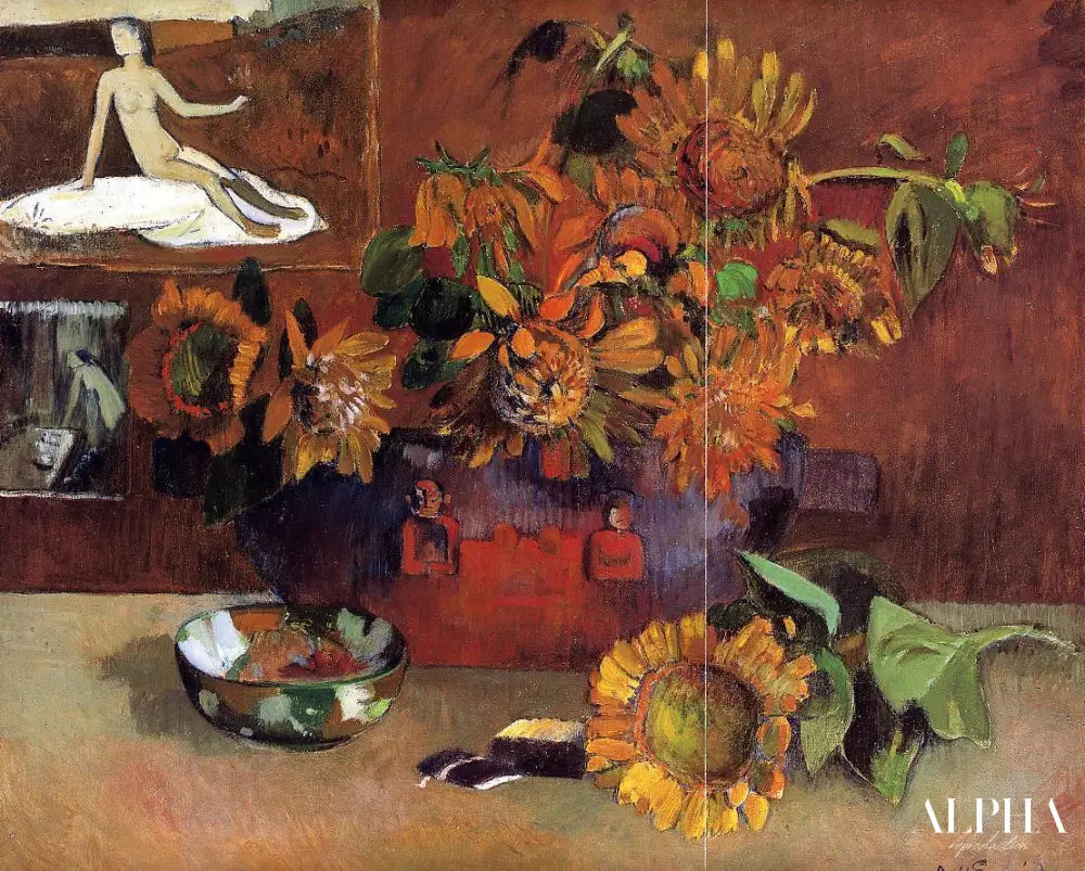 Nature morte avec l'Espérance - Paul Gauguin - Reproductions de tableaux et peintures haut de gamme