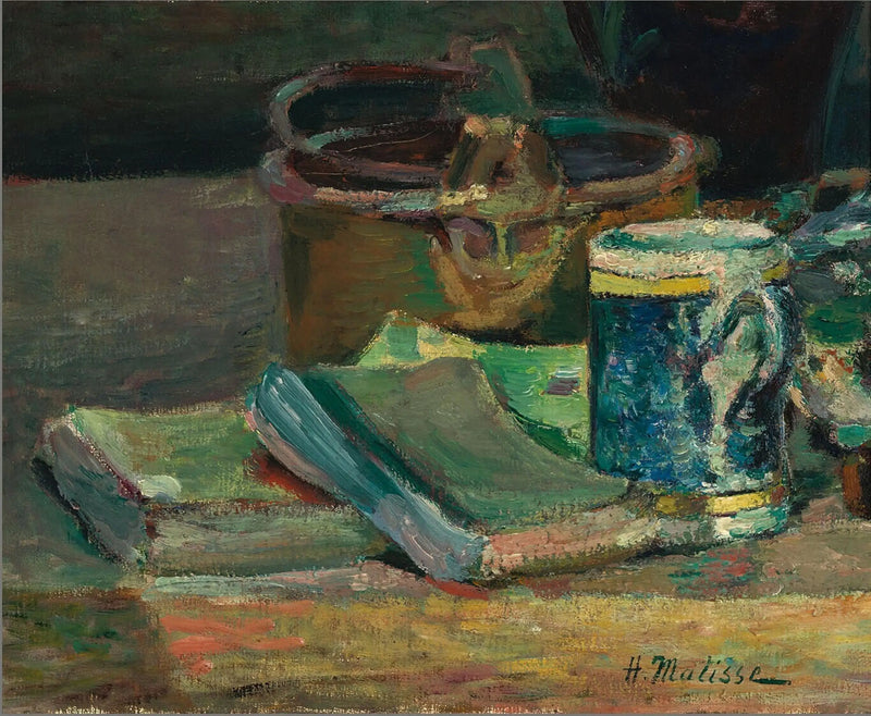 طبيعة صامتة مع كتب - هنري ماتيس