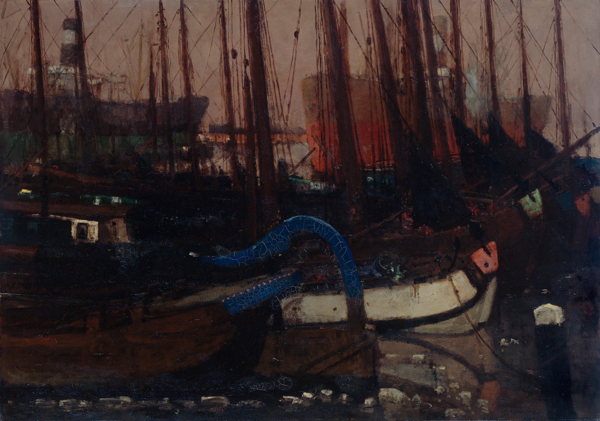 Navires dans la glace - George Hendrik Breitner