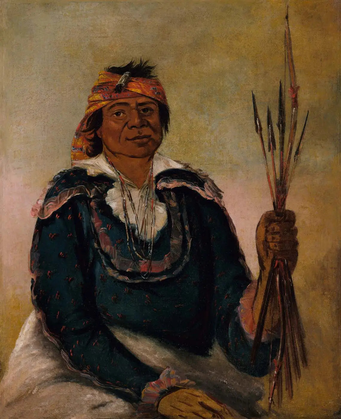 Ni-có-man La Réponse Deuxième Chef - George Catlin - Alpha Reproduction