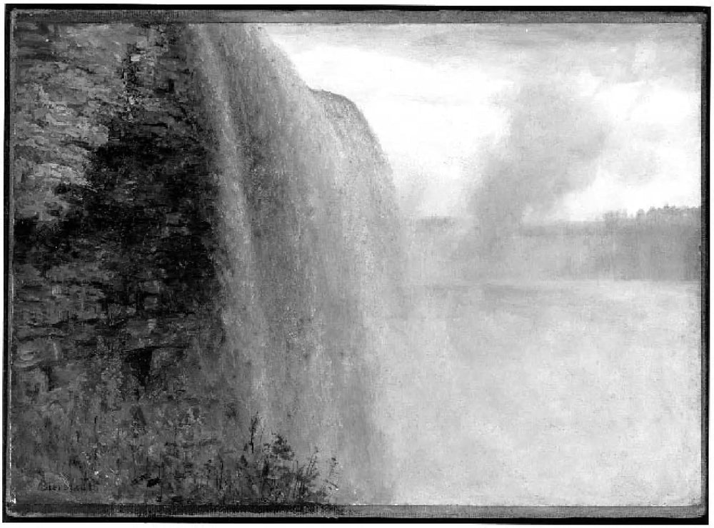 Niagara du côté américain - Albert Bierstadt image 1 tableau peint à l’huile sur toile