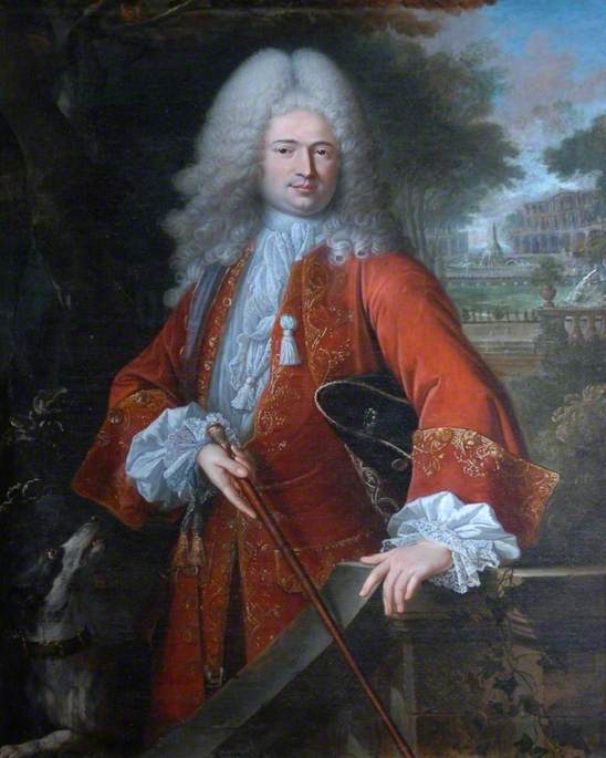 Noble, époque de Louis XIV - Nicolas de Largillière image 1 reproduction artisanale de tableau